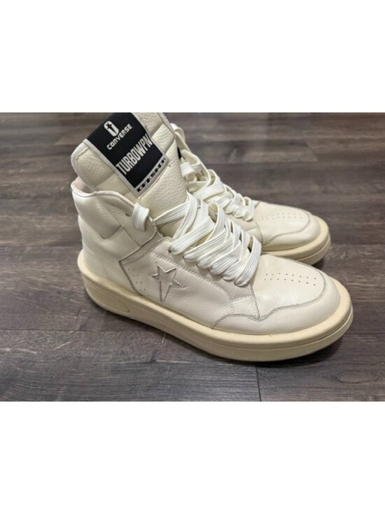 Converse x Rick Owens Drkshdw turbowpm Black Cloud Cream 172342C Mens Size 11 main image 7